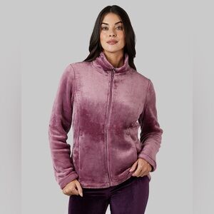 32 Degrees Women's Dusky Orchid Teddy Jacket